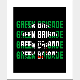 Green Brigade from Glasgow Posters and Art